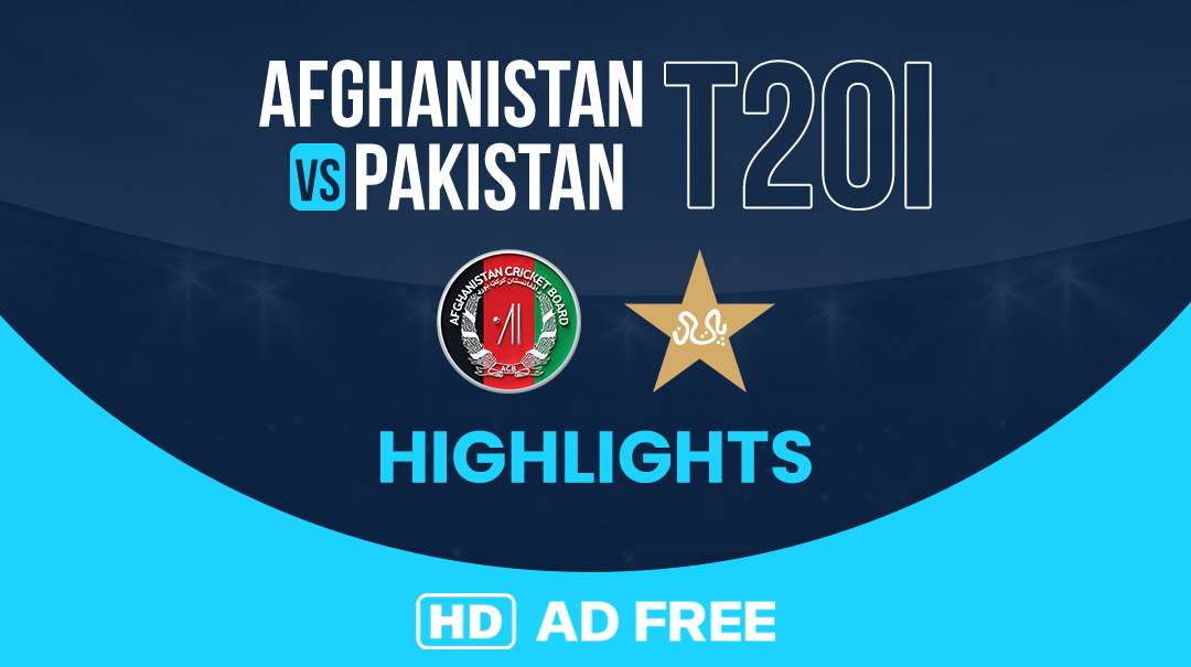 Afghanistan VS Pakistan T20 - Highlights