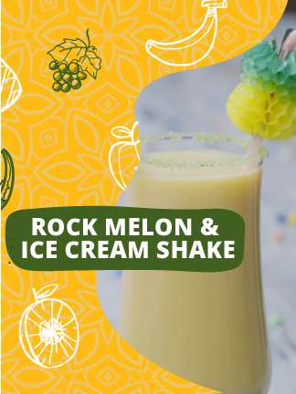 Rock Melon Ice Cream Shake Fuduco - Fuduco