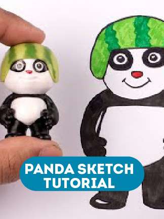 GR Kids - Panda Sketch Tutorial