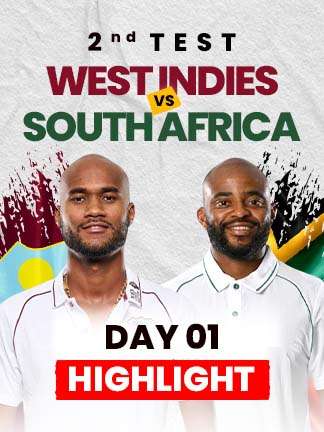 West Indies vs South Africa Test 2 Highlights
