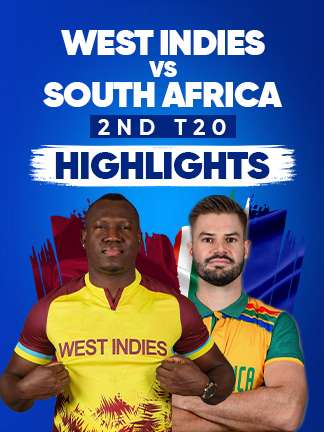 West Indies vs South Africa 2nd T20 Highlights