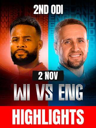 West Indies vs England Highlights - 2nd ODI