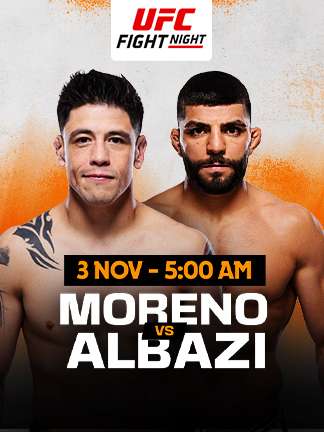 UFC FIGHT NIGHT: Brandon Moreno vs Amir Albazi