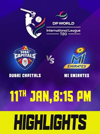 ILT20 2025 highlights - Dubai Capitals vs MI Emirates