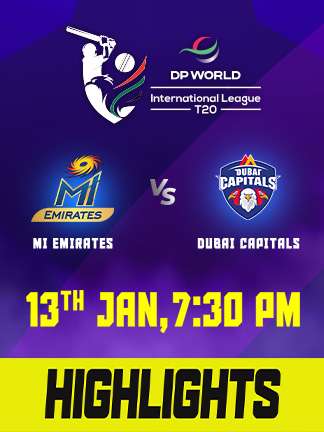 ILT20 2025 highlights - Dubai Capitals vs MI Emirates