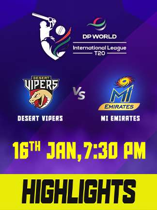 ILT20 2025 highlights - Desert Vipers vs MI Emirates
