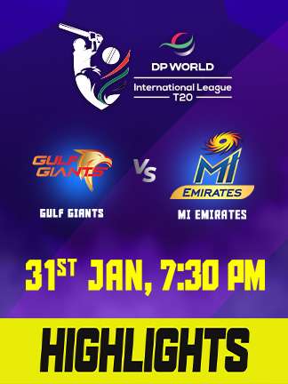 ILT20 2025 highlights - MI Emirates vs Gulf Giants