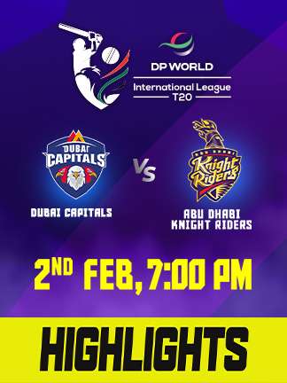ILT20 2025 highlights - Dubai Capitals vs Abu Dhabi Knight Riders