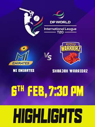 ILT20 2025 highlights - MI Emirates vs Sharjah Warriors