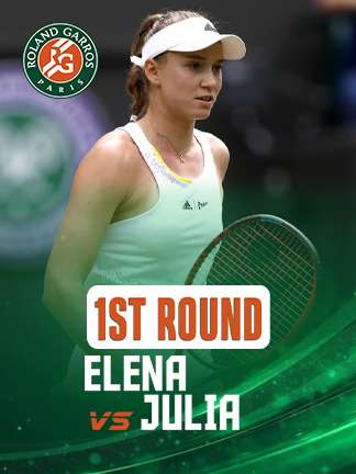 French Open 2025 - Elena Rybakina vs Julia Riera