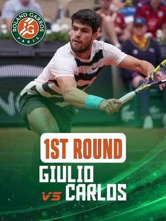 French Open 2025 - Giuli Zepieri vs Carlos Alcaraz