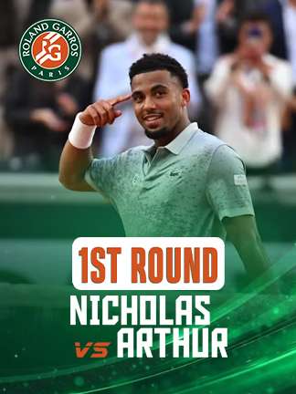 French Open 2025 - Nicholas Jarry vs Arthur Fils