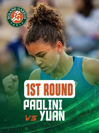 French Open 2025 - Paolini vs Yuan