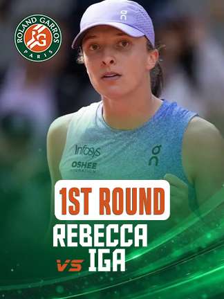 French Open 2025 - Rebecca Sramkova vs Iga Swiatek