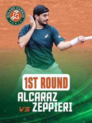 French Open 2025 - Al Caraz vs Zeppieri