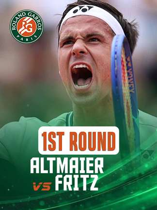 French Open 2025 - Altmaier vs Fritz