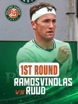 French Open 2025 - Ruud vs Ramosvinolas