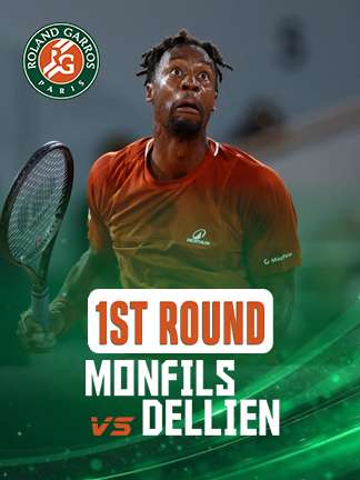 French Open 2025 - Monfils vs Dellien