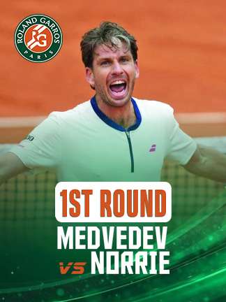 French Open 2025 - Medvedev vs Norrie