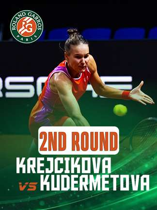French Open 2025 - krejcikova vs kudermetova