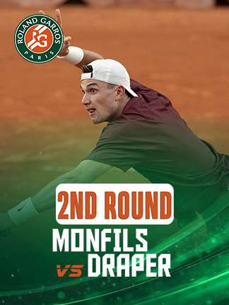 French Open 2025 - Monfils vs Draper
