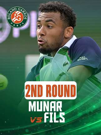 French Open 2025 - Munar vs Fils