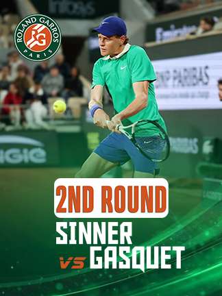 French Open 2025 - Sinner vs Gasquet