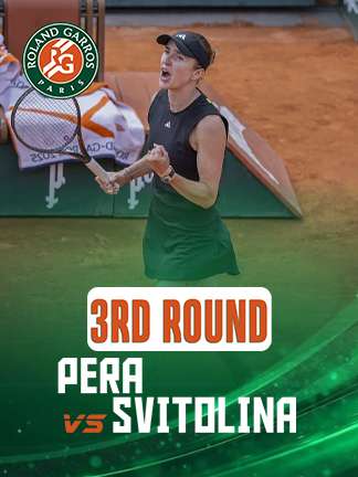 French Open 2025 - Pera vs Svitolina