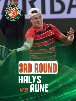 French Open 2025 - Halys vs Rune