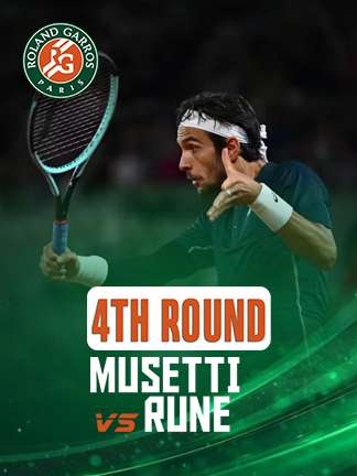 French Open 2025 - Musetti vs Rune