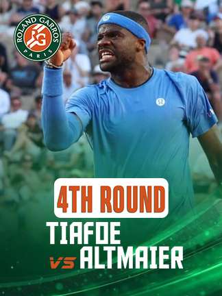 French Open 2025 - Tiafoe vs Altmaier