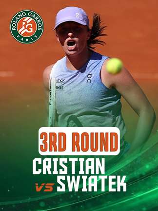 French Open 2025 - Swiatek vs Cristian