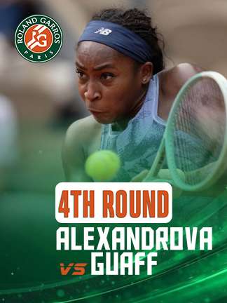French Open 2025 - Alexandrova vs Gauff
