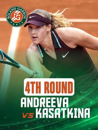 French Open 2025 - Andreeva vs Kasatkina
