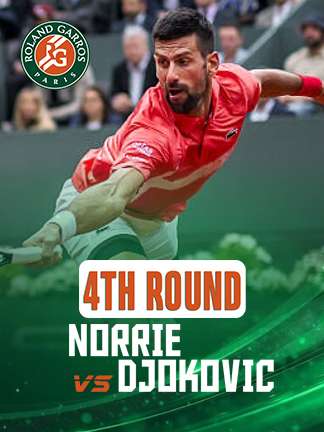 French Open 2025 - Norrie vs Djokovic