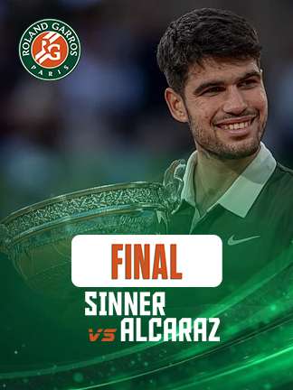 French Open 2025 - Sinner vs Alcaraz