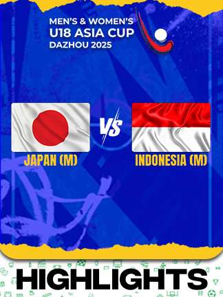 Japan vs Indonesia - Highlights - Men’s and Women’s U18 Asia Cup Hockey 2025