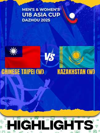 Chinese Taipei W vs Kazakhstan W - Highlights - Men’s and Women’s U18 Asia Cup Hockey 2025