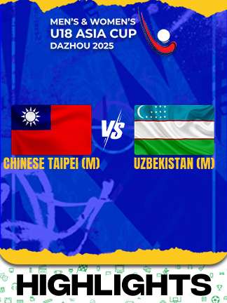 Chinese Taipei vs Uzbekistan - Highlights - Men’s and Women’s U18 Asia Cup Hockey 2025