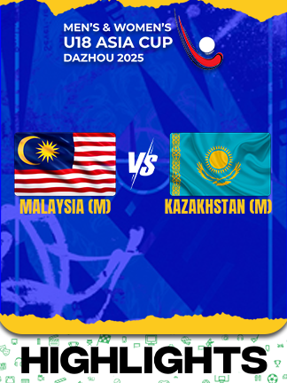 Malaysia vs Kazakhstan - Highlights - Men’s and Women’s U18 Asia Cup Hockey 2025