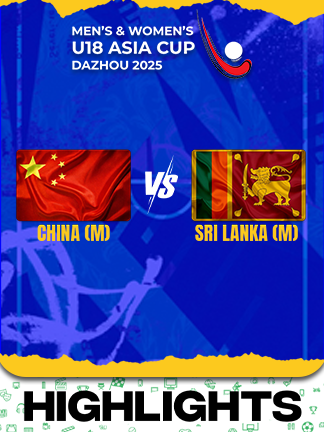 China vs Sri Lanka - Highlights - Men’s and Women’s U18 Asia Cup Hockey 2025