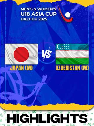 Japan vs Uzbekistan - Highlights - Men’s and Women’s U18 Asia Cup Hockey 2025