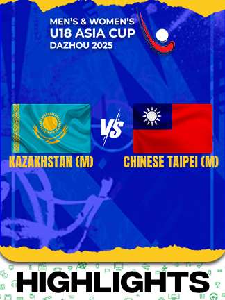 Kazakhstan M vs Chinese Taipei M - Highlights - Men’s and Women’s U18 Asia Cup Hockey 2025