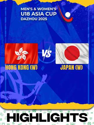 Hong Kong China W vs Japan W - Highlights - Men’s and Women’s U18 Asia Cup Hockey 2025