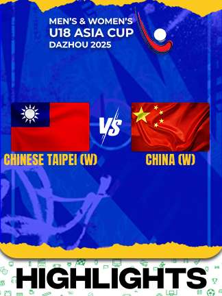 Chinese Taipei W vs China W - Highlights - Men’s and Women’s U18 Asia Cup Hockey 2025