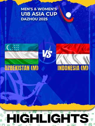 Uzbekistan M vs Indonesia M - Highlights - Men’s and Women’s U18 Asia Cup Hockey 2025