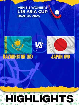Kazakhstan M vs Japan M  - Highlights - Men’s and Women’s U18 Asia Cup Hockey 2025