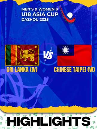 Sri Lanka W vs Chinese Taipei W  - Highlights - Men’s and Women’s U18 Asia Cup Hockey 2025