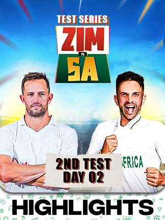 South Africa vs Zimbabwe Highlights - 2nd Test - Day 2