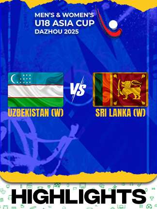 Uzbekistan W vs Sri Lanka W - Highlights - Men’s and Women’s U18 Asia Cup Hockey 2025